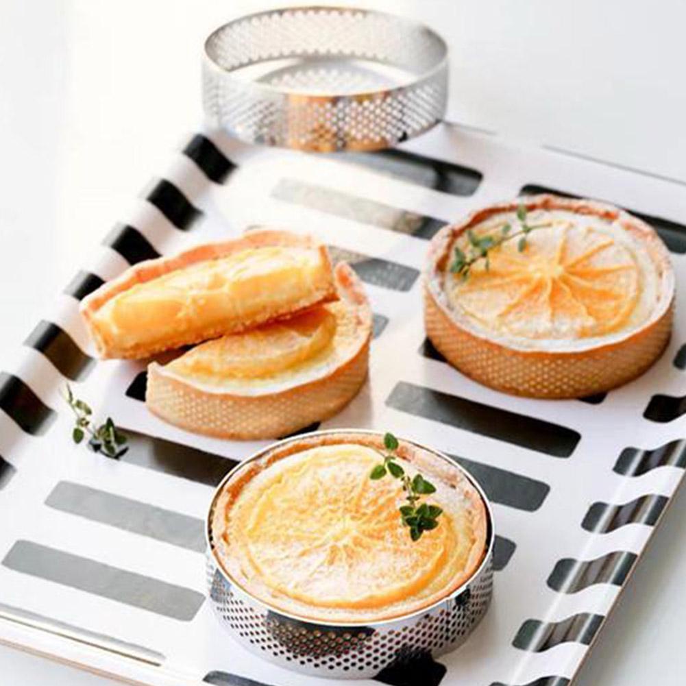 Khuôn Nướng Bánh Hình Tròn / Oval / Vuông Bằng Thép Không Gỉ Q3V2 6 / 8 / 10cm