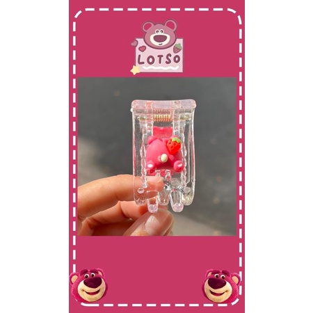 Kẹp càng cua gấu dâu - gấu lotso siêu hot