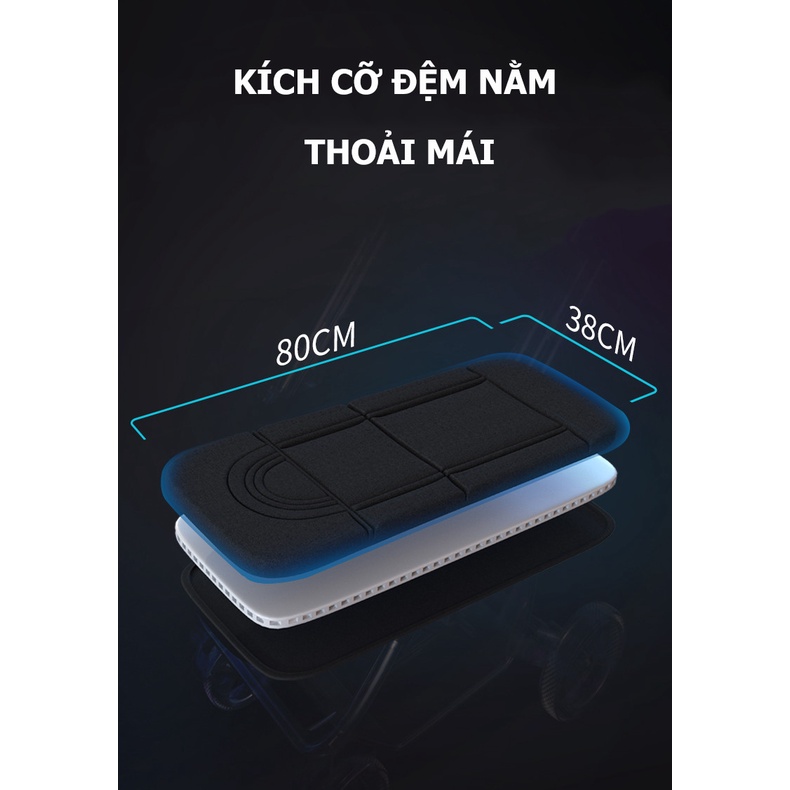 Xe đẩy em bé 2 chiều ngả lưng 3 tư thế cho bé BaBy gấp gọn thành vali kéo, siêu chắc chịu lực 40kg