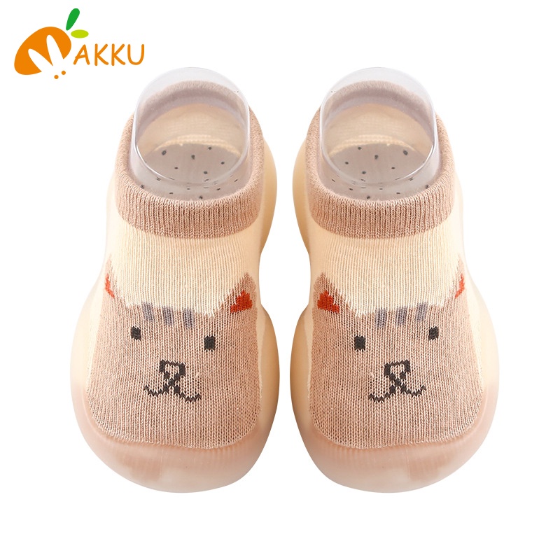 Giày Đế Mềm Chống Trượt Kiểu Hoạt Hình Xinh Xắn Đáng Yêu Cho Bé Tập Đi