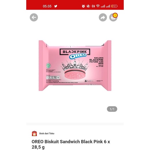 Oreo hồng Indonesia BLACKPINK và Oreo xanh Thái Lan kèm card