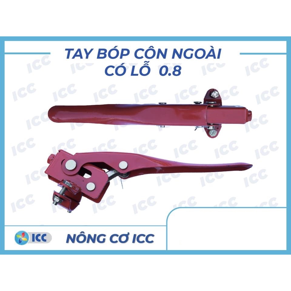 Tay bóp côn ngoài máy cày có lỗ 0.8