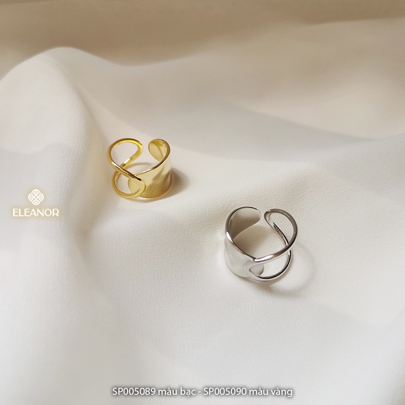 Nhẫn nữ hở Eleanor Accessories phong cách basic phụ kiện trang sức thanh lịch 5089