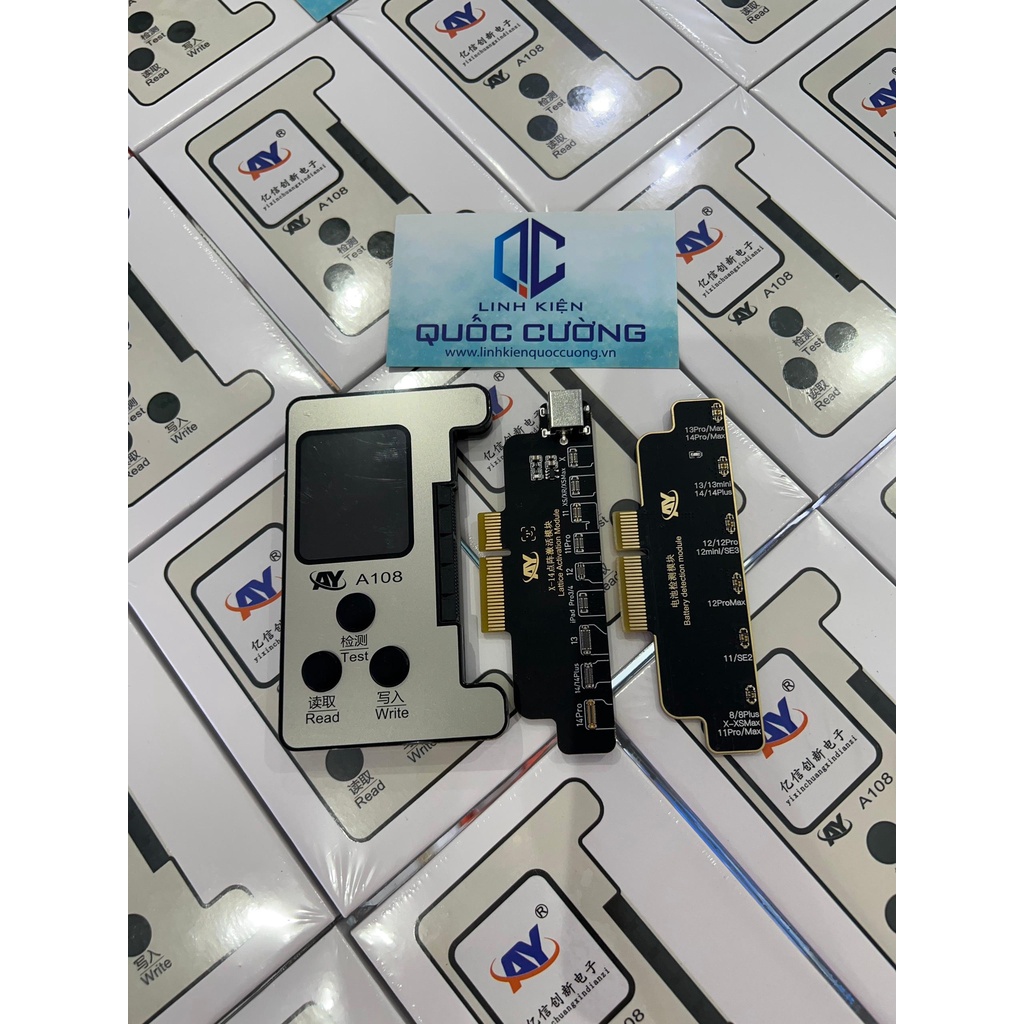 Box AY A108 - Box + thanh Face + thanh Pin (Fix Face không cần khò hàn, sử dụng cáp fix gắn vào cáp zin gốc)