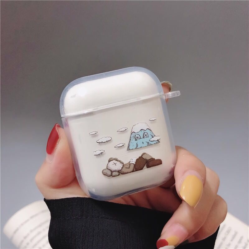 Vỏ Bảo Vệ Hộp Sạc Tai Nghe Airpods1 Pro3 Apple AirPods2 airpods1airpods2AirPods MKI5 Hình KAWS Sesame Street Dễ Thương