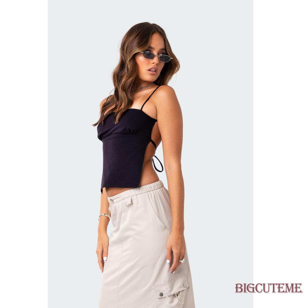 Áo Hai Dây Màu Sắc Thời Trang Mùa Hè Quyến Rũ Cho Nữ