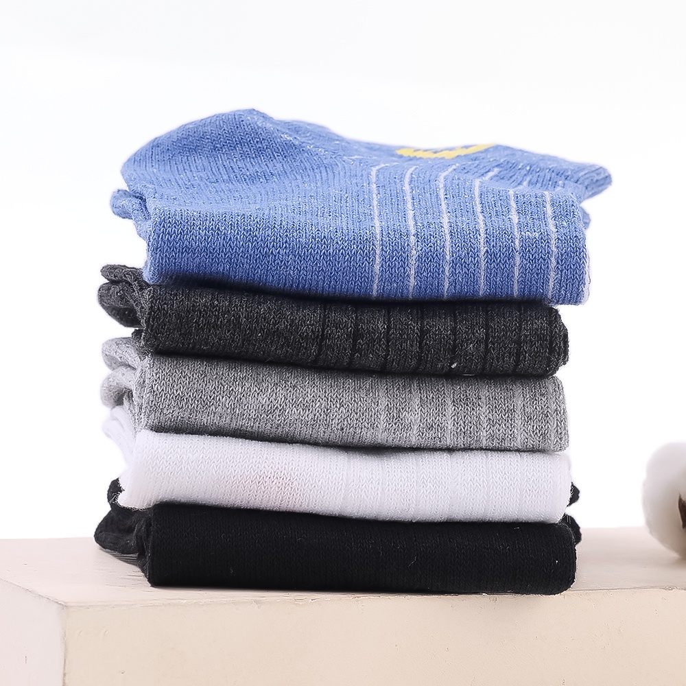 Vớ Cotton Mềm Mỏng Thấm Hút Mồ Hôi Thoáng Khí Thoải Mái Cho Nam