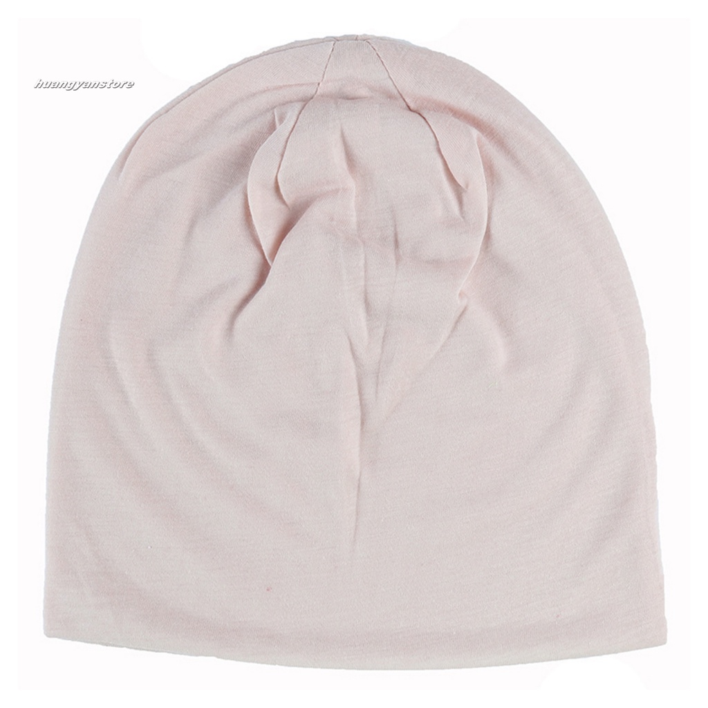 Hy Mũ Trùm Đầu Beanie Mỏng Vừa Vặn Xuân Thu Hình Đầu Lâu Cho Nữ