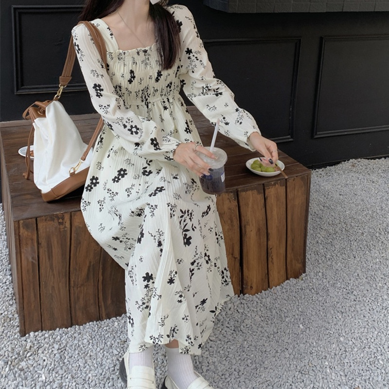 IELGY  Đầm Dáng Dài Thời Trang Ngọt Ngào Cao Cấp Cho Nữ