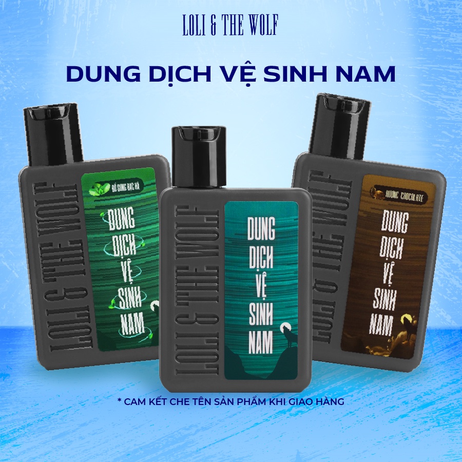 Dung Dịch Vệ Sinh Nam Loli The Wolf Chai 80ml Hương Thơm Nam Tính Khử Mùi Tốt Chính Hãng