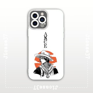 Ốp lưng iphone samsung xiaomi oppo cạnh vuông Jicase JMcase Ace Aesthetic One Piece Manga Anime Nhật Bản