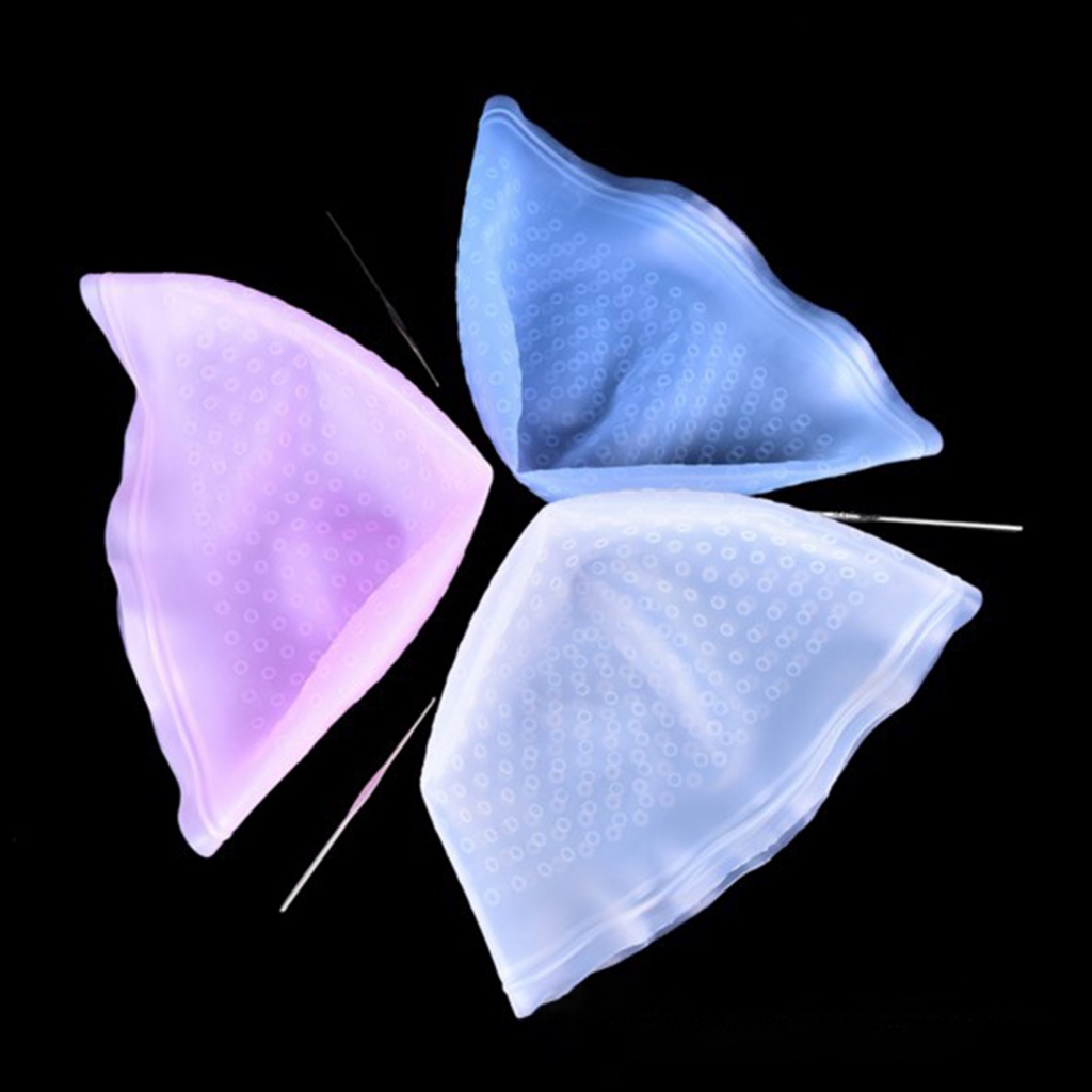 Mũ Silicone Mềm Nhuộm Tóc Highlight Gấp Gọn Tái Sử Dụng Được