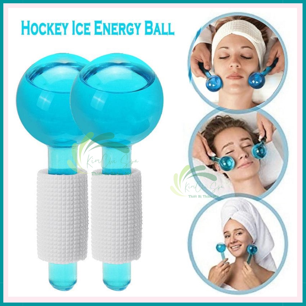 Quả cầu lạnh massage mặt | Thanh lăn massage mặt đẩy tinh chất