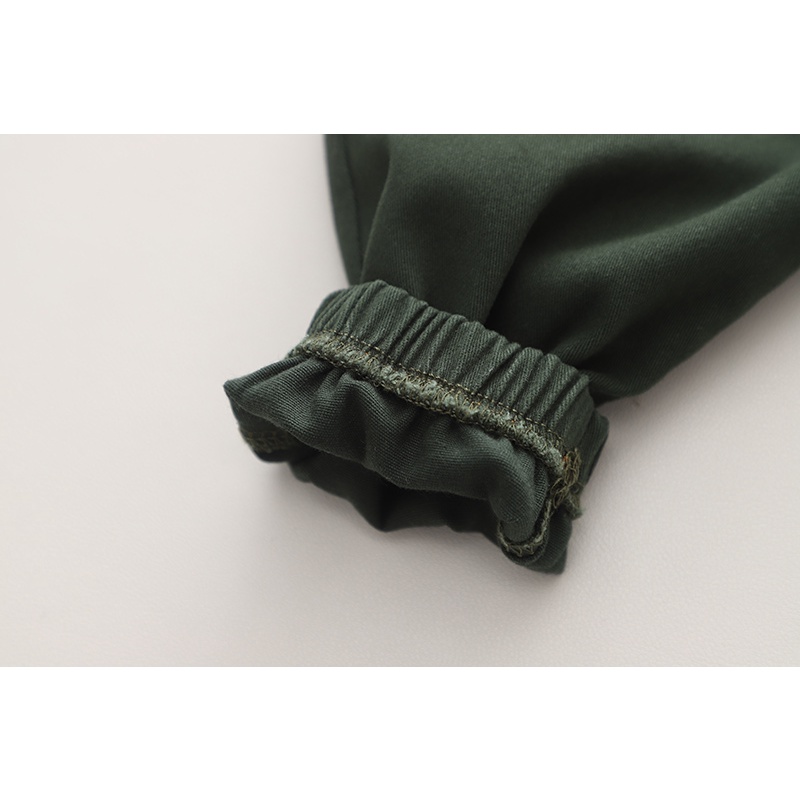 Bộ Áo Sơ Mi Tay Dài + Quần Dài In Họa Tiết Gấu Hoạt Hình Phong Cách Hàn Quốc Thời Trang Mùa Xuân Cho Bé Trai / Gái 80-120cm