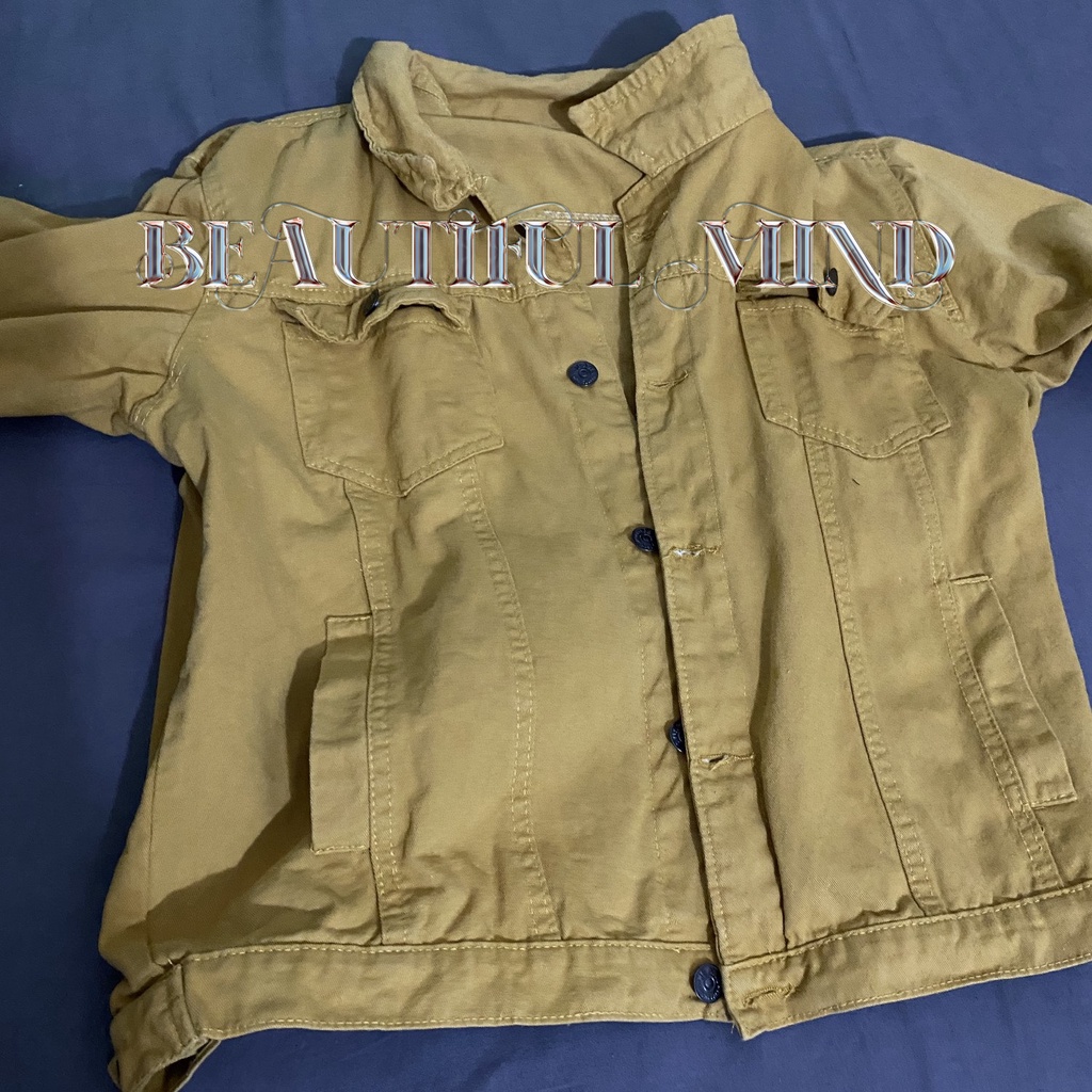 Áo khoác kaki nam màu Vàng size L Đã dùng rất ít còn đẹp