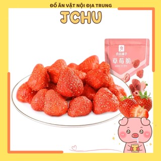 Dâu sấy giòn, dâu tây sấy khô đông lạnh Bestore 20g