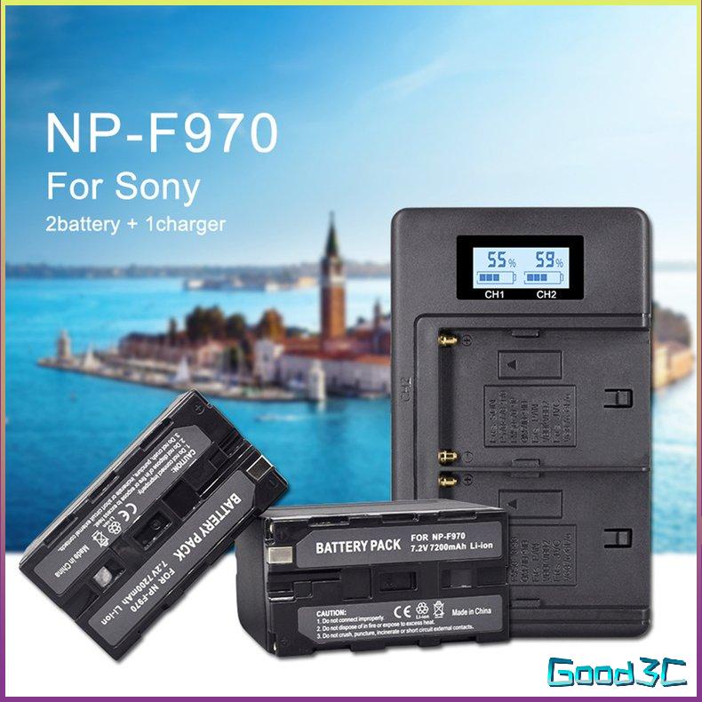 Bộ sạc màn hình USB Lcd Smart F970-C Pin máy ảnh 5V Sạc nhanh kép