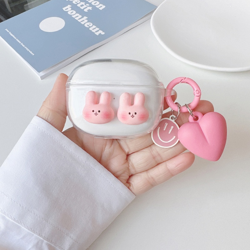 Vỏ Bảo Vệ Hộp Sạc Tai Nghe Lenovo LP40 PRO / LP10 / LP2 / LP5 / LP12 / LP6 Bằng Silicon Họa Tiết Hoạt Hình Gấu