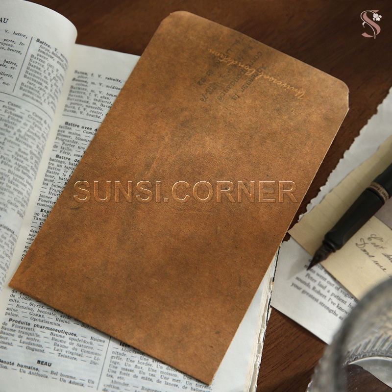 Combo 2 Phong Bì, Bao Thư Giấy Kraft Cổ Điển, Vintage Kích Cỡ 16*11