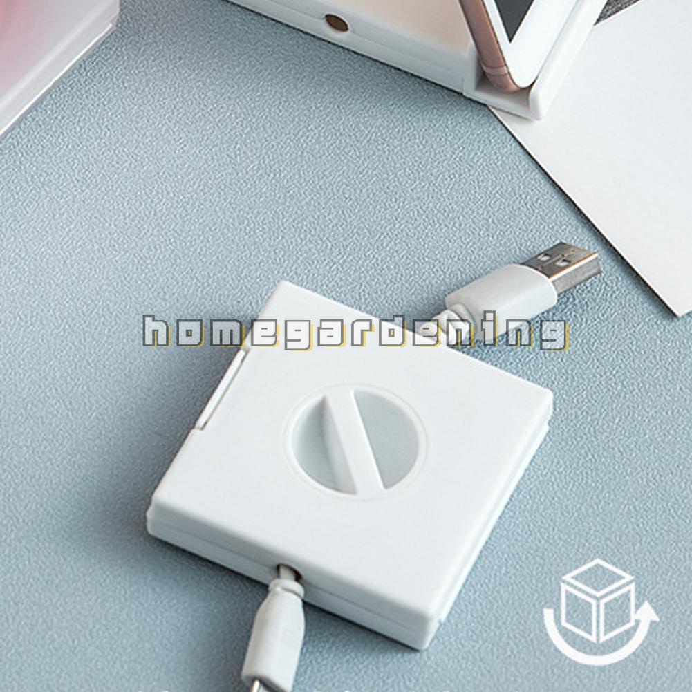 Hộp Đựng Dây Cáp Sạc/Tai Nghe/Điện Thoại Di Động Có Thể Xoay Được