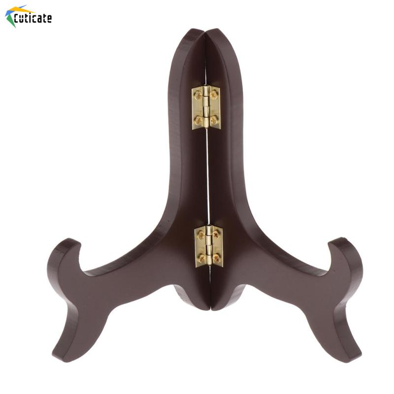 Giá Đỡ Trưng Bày Đĩa Bằng Gỗ Cao Cấp Sáng Tạo 12.7cm