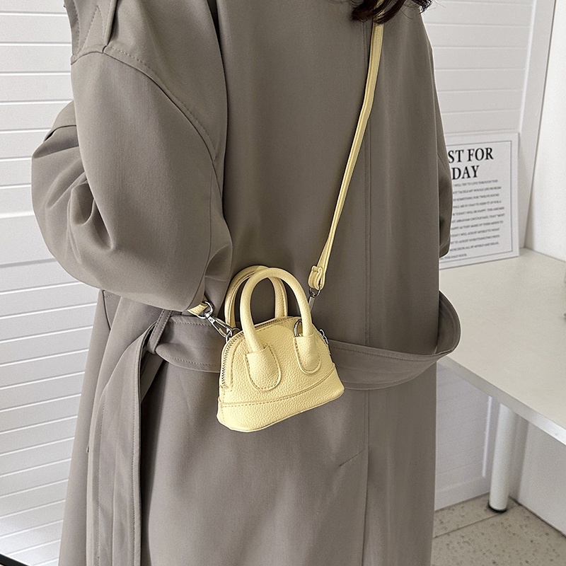 Túi Đeo Chéo mini Màu Trơn Đơn Giản Thời Trang Cho Nữ