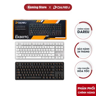 Bàn Phím Cơ Không Dây Dareu EK807G - Hàng Chính Hãng