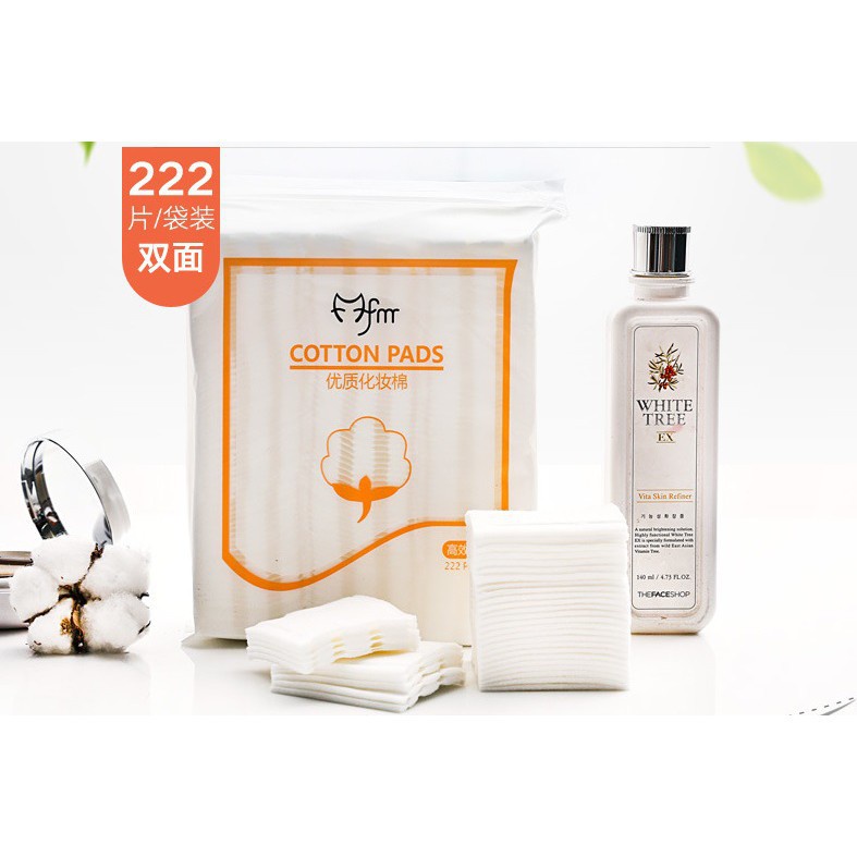 Bông Tẩy Trang 3 Lớp Cotton Pads 222 Miếng Dai