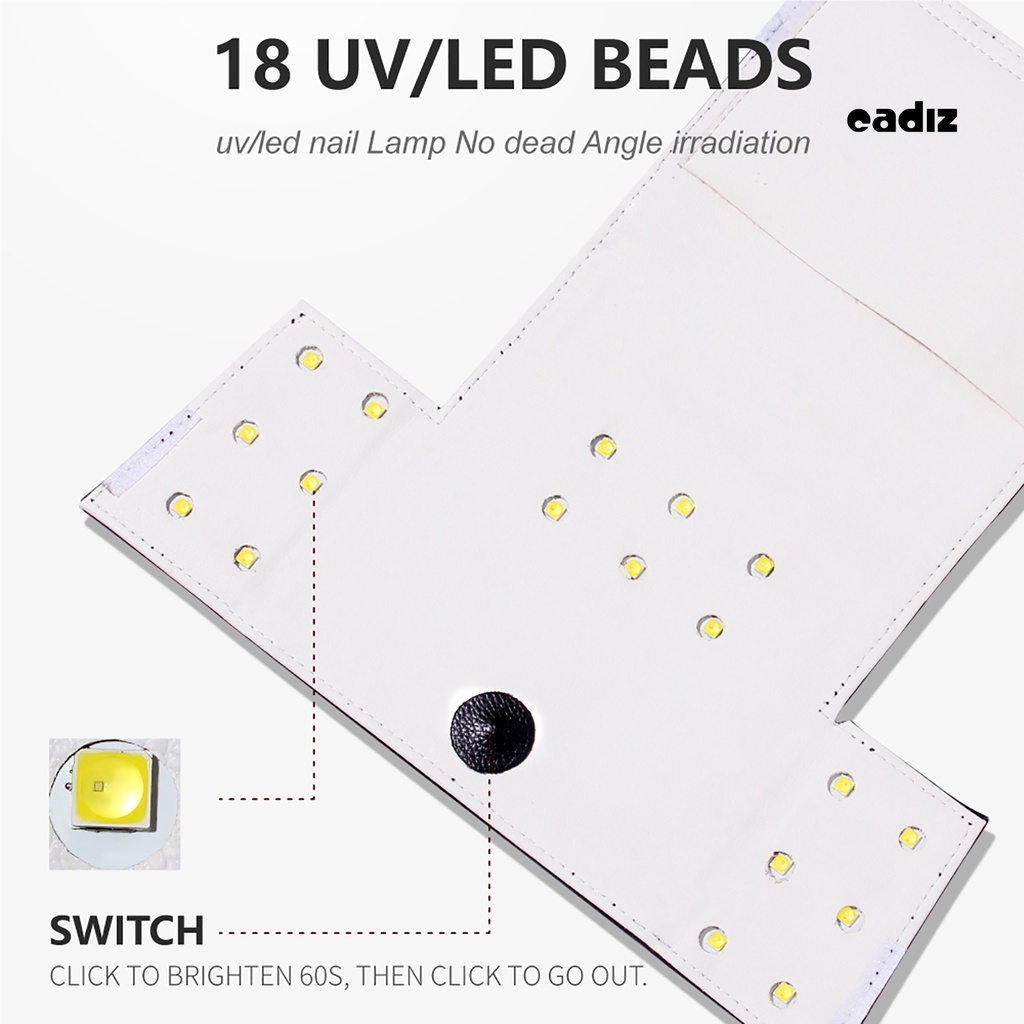 Đèn Hong Khô Móng Tay Bằng Tia UV 54W 18 Bóng LED Tiện Dụng