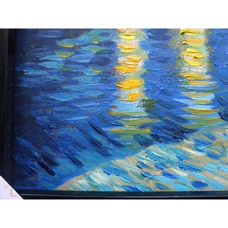 Sao Đêm -  Tranh Sơn Dầu Vẽ Tay 30x40cm