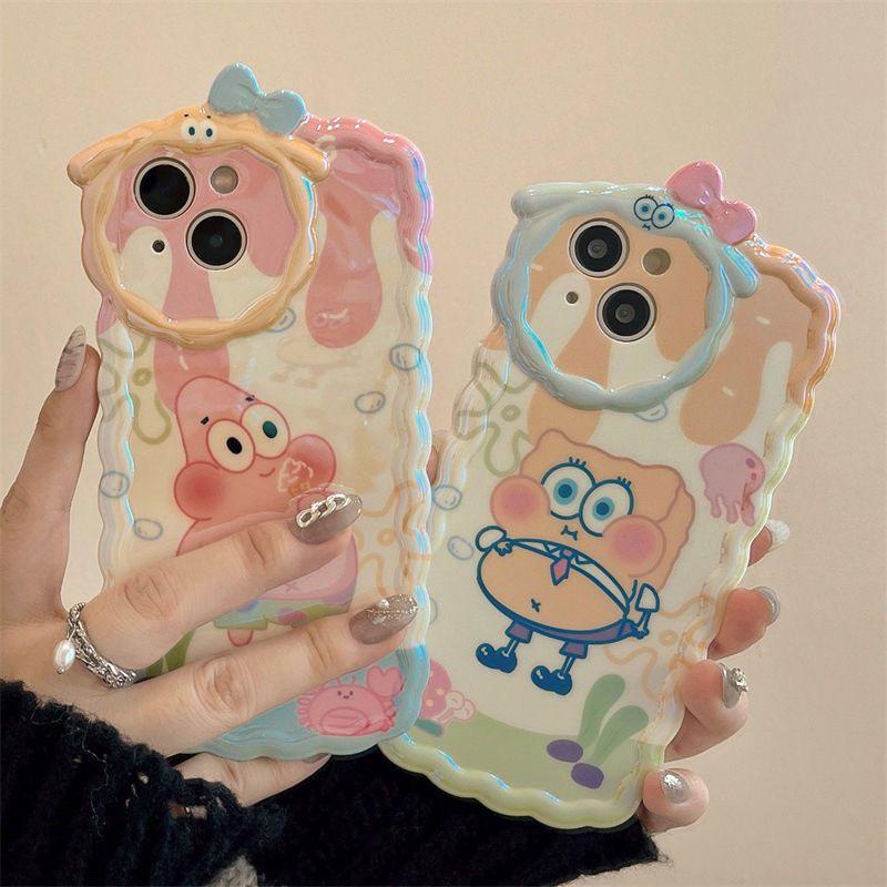 Ốp Điện Thoại Mềm In Hình SpongeBob Cho Iphone Xr Tik Tok 12 xs 1413promax