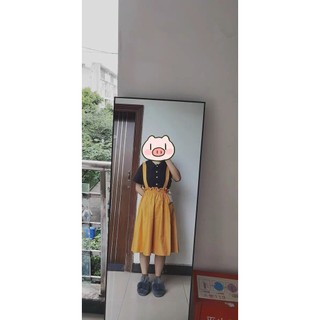 [Sẵn set vàng] Sét áo váy yếm vàng