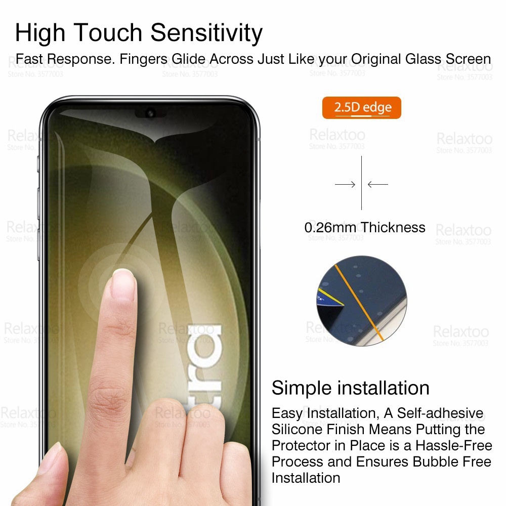 Kính Cường Lực 9D Bảo Vệ Camera S23 Ultra 2To1 Cho Samsung Galaxy S23Ultra S 23 5G 6.8 "SM-S918B