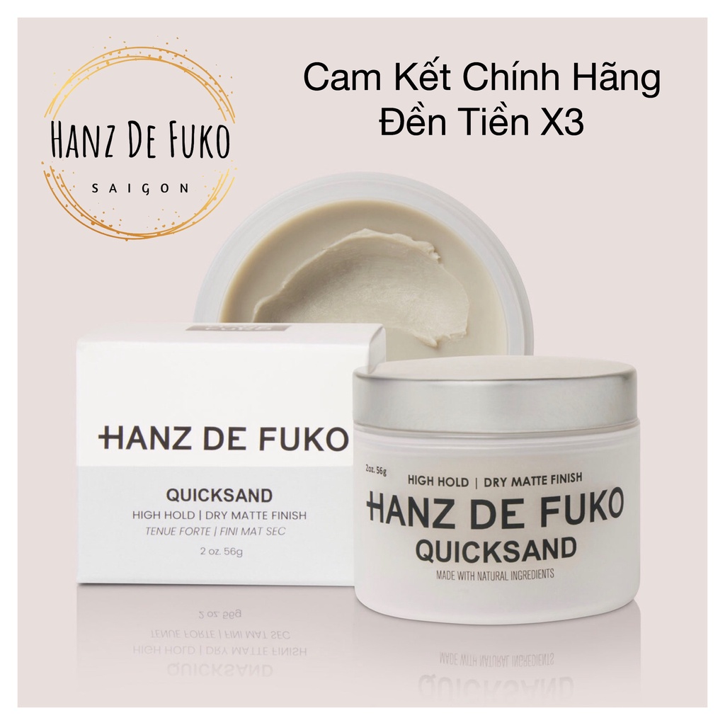 Sáp vuốt tóc Hanz De Fuko Quicksand 56g usa