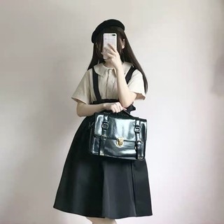 [Sẵn set vàng] Sét áo váy yếm vàng