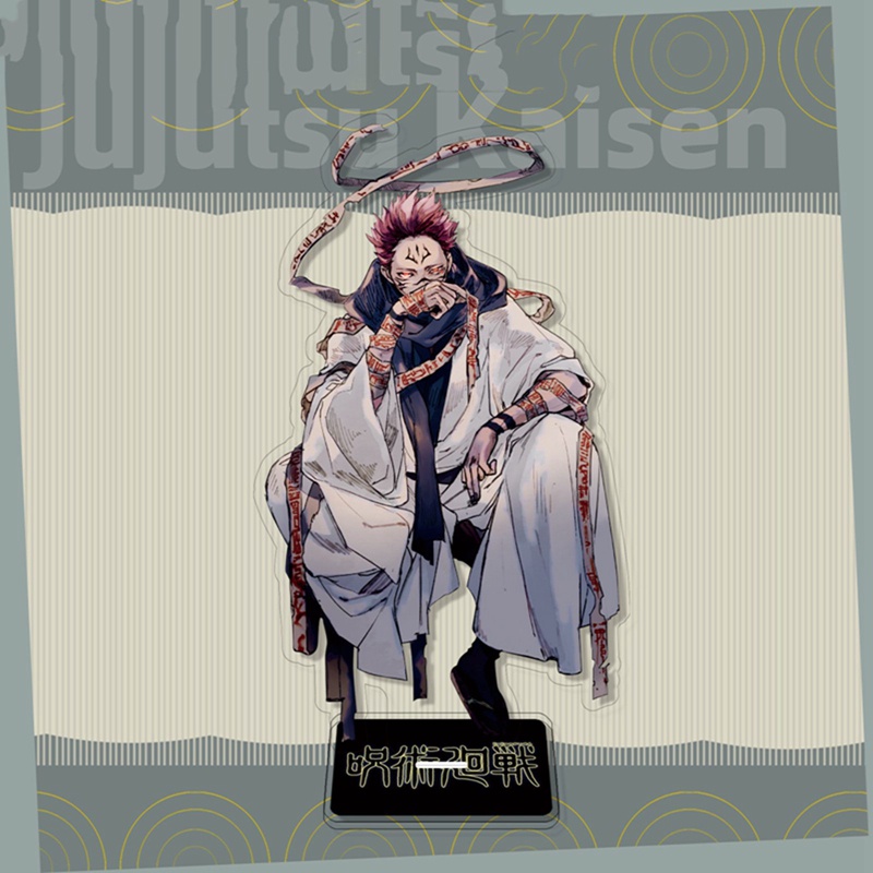Mô Hình Nhân Vật Anime Jujutsu Kaisen Gojo Yoji Itadori Sakuna Megumi Để Bàn Trang Trí