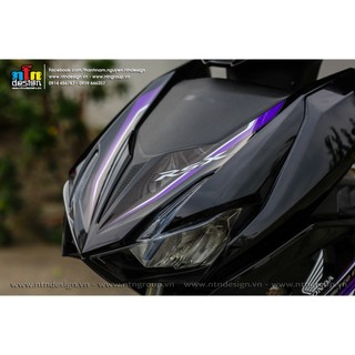 Tem Winner X - mẫu RSX 2023 (Tím Đen)