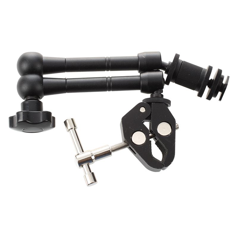 Cánh Tay Nối Ma Sát Ma Sát 11 &quot;+ Kẹp Càng Cua Siêu Bền Cho DSLR