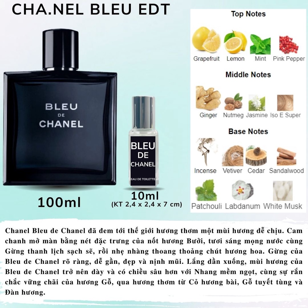 Nước hoa Nam Bleu EDT