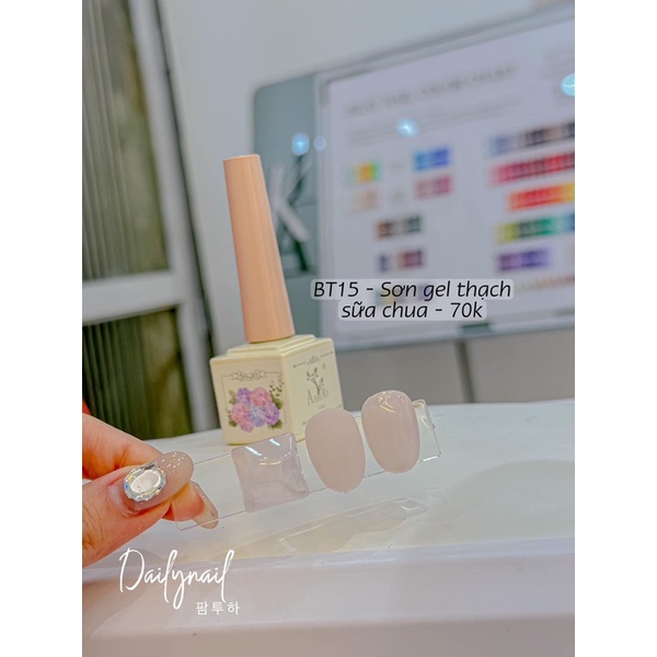 Sơn Gel thạch sữa chua BT15 chai hoa