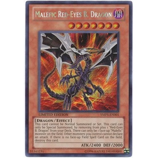 Yugioh - Thẻ bài Malefic Red-Eyes B. Dragon - YMP1-EN001- Secret Rare