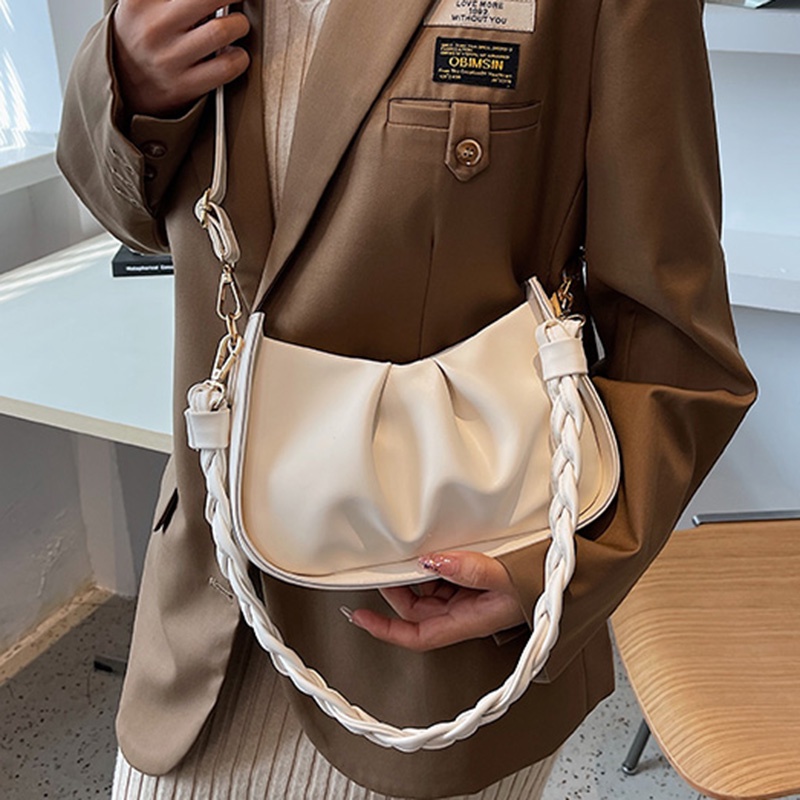 Túi Đeo Chéo Xếp Ly Thời Trang Dành Cho Nữ