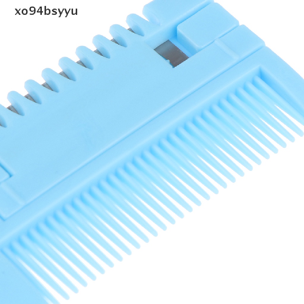 Lược Chải Tóc Xo94Bsyu Thiết Kế Hai Mặt Kèm Lưỡi Dao Tiện Dụng