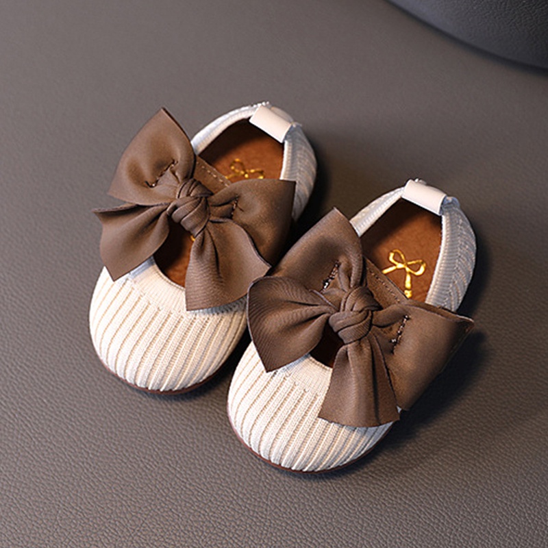 Giày Công Chúa Đế Mềm Chống Trượt Cho Bé Gái