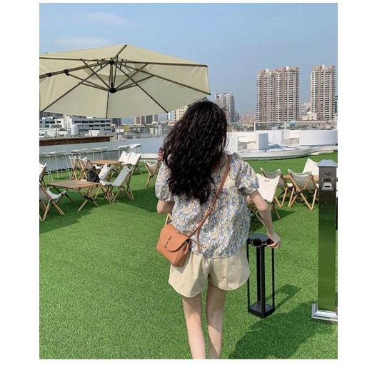 YHTN bộ bầu xinh Thời trang váy bầu xinh dễ thương bigsize set bầu