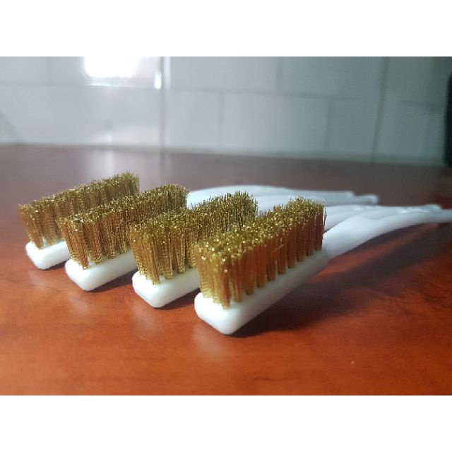 Bàn Chải Đồng Mềm Chà Rửa Xe Lốc Máy, Đầu Bò - Bàn Chải Đồng Mềm Chà Rửa Chuyên Dụng Vệ Sinh Đầu In Máy