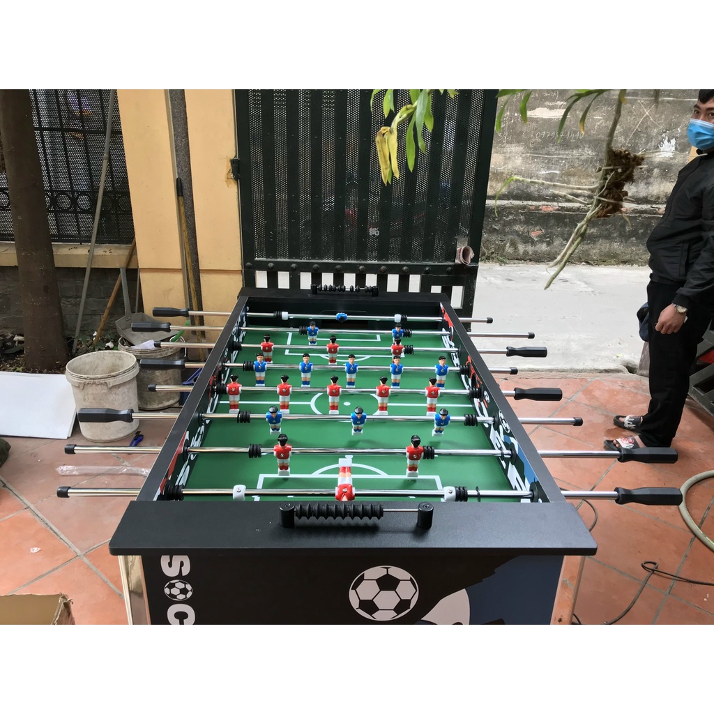 Bàn Bi Lắc Bóng Đá Cỡ Lớn 1,4m Harvard Sport JX 101X Thi Đấu, Banh Bàn Foosball 1m4 Gia Đình Văn Phòng Kinh Doanh Hanana