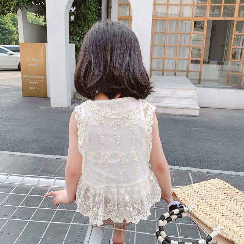 Hàng Mới Về Set Áo Thun Tay Ngắn Và Quần Dài Họa Tiết Hoa Thời Trang Mùa Hè Cho Bé Gái