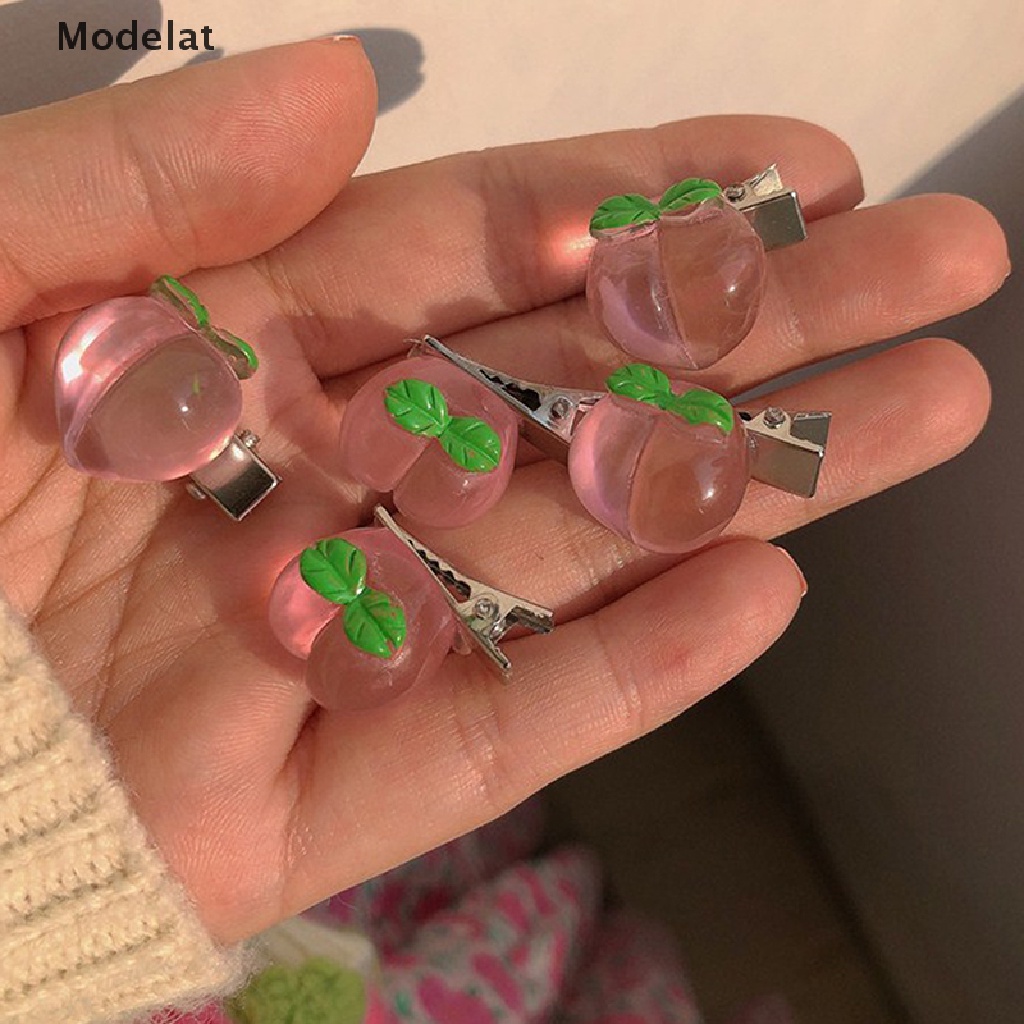 Bộ 5 kẹp tóc mini GJCUTE hình hoa hồng / trái tim / nơ dễ thương cho nữ