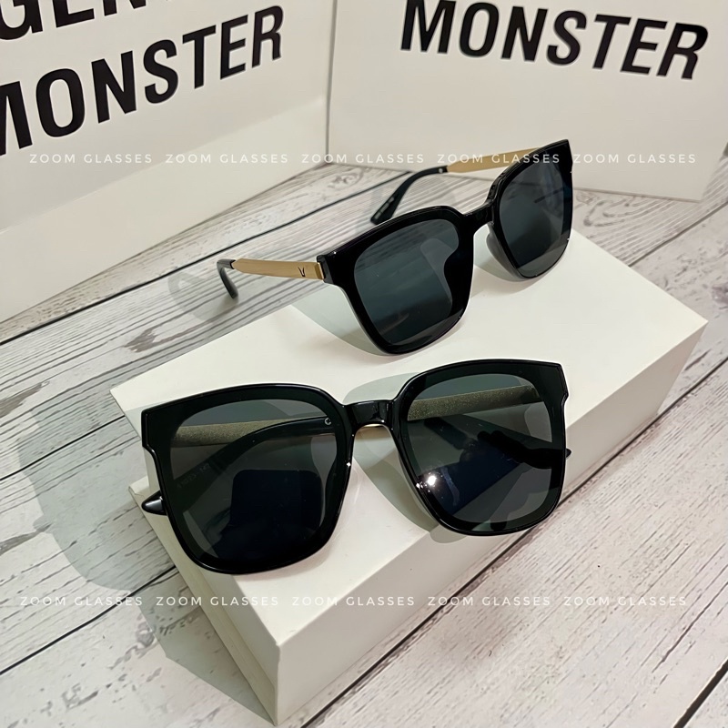 Kính mắt nam nữ chống nắng gentle monster gọng vàng 6035(ảnh thật)